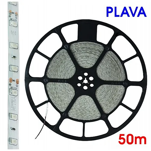 SMD LED traka plava 4.5W/1m 12V IP20 set 50m kotur 60 LED/1m MLR-2835-60-ML