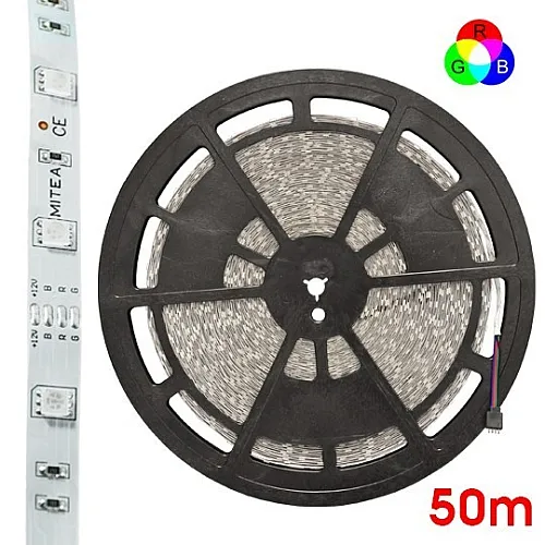 SMD LED traka 8W/1m 12V RGB IP20 set 50m kotur 60 LED/1m MLR-5050-60-ML