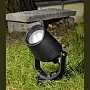Minitommy EL CCT ubodna crna lampa IP66 1xGU10 LED 1x3.5W 2700K~4000K-sijalica ukljucena uz proizvod 1M2.001.000.U1K Fumagalli