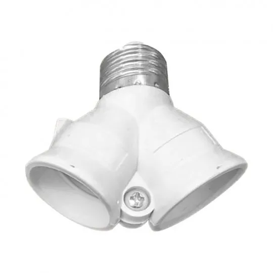 Grlo belo sijalično adapter 2xE27 LH/E27/2XE27-15 Virone