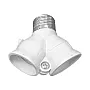 Grlo belo sijalično adapter 2xE27 LH/E27/2XE27-15 Virone