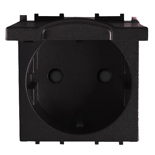 Priključnica crna 2M sa poklopcem šuho II+DZ 16A 250V WVTT2210-1BL EU2 Thea Modular Panasonic