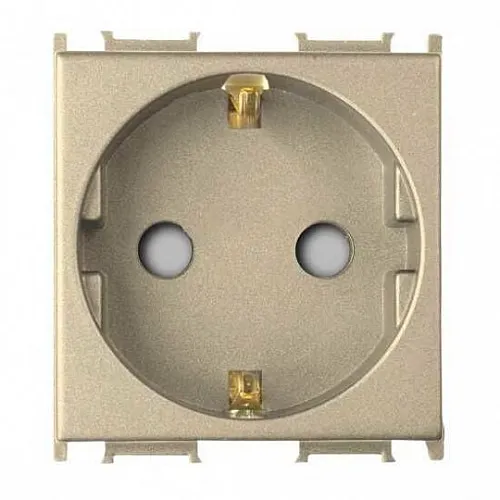 Priključnica zlatna 2M šuho II+DZ 16A 250V WVTT2212-1DR EU2 Thea Modular Panasonic