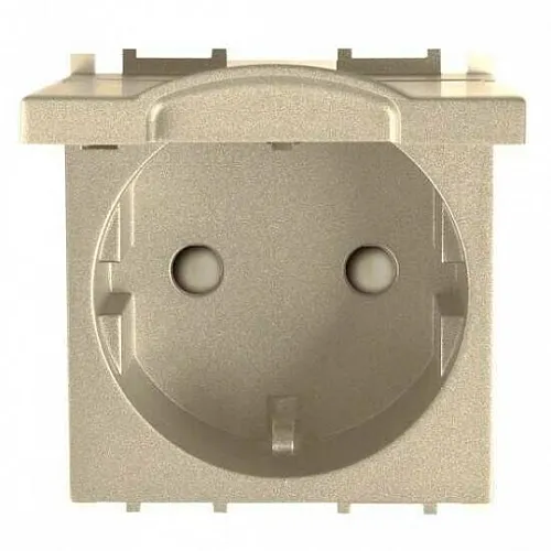 Priključnica zlatna 2M šuho sa poklopcem II+DZ 16A 250V WVTT2210-1DR EU2 Thea Modular Panasonic