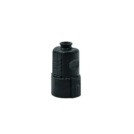 Priključnica crna dvopolna prenosna kuplung 16A 250V 3680W PM-20-C