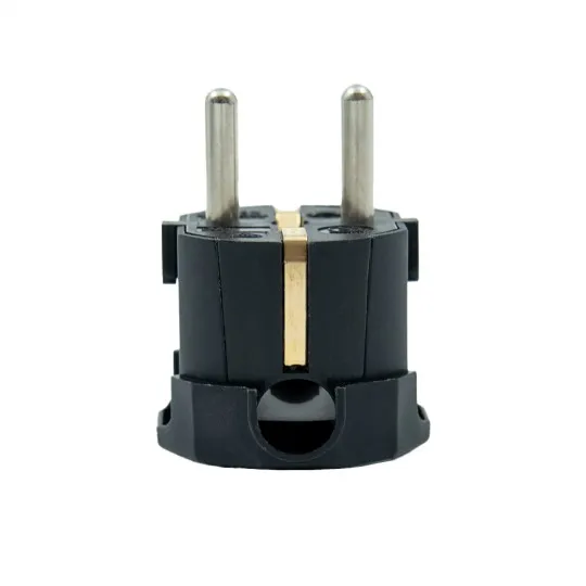 Dvopolni utikač L crni 16A 250V 3680W PM-33-C PVC