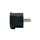 Dvopolni utikač L crni 16A 250V 3680W PM-33-C PVC