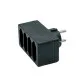 Četvorostruki EURO razvodnik crni 2.5A 250V 575W PM-40-C Mitea Electric