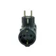 Dvostruki T razvodnik crni 16A 250V 3680W PM-41-C T2