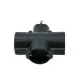 Trostruki T razvodnik crni 16A 250V 3680W PM-42-C T3