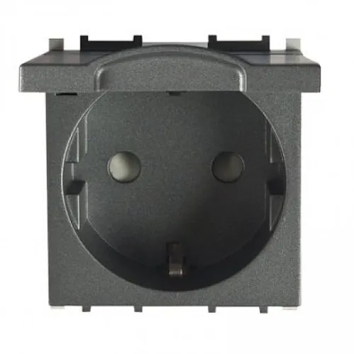 Priključnica tamno siva 2M šuho sa poklopcem II+DZ 16A 250V WVTT2210-1DG EU2 Thea Modular Panasonic