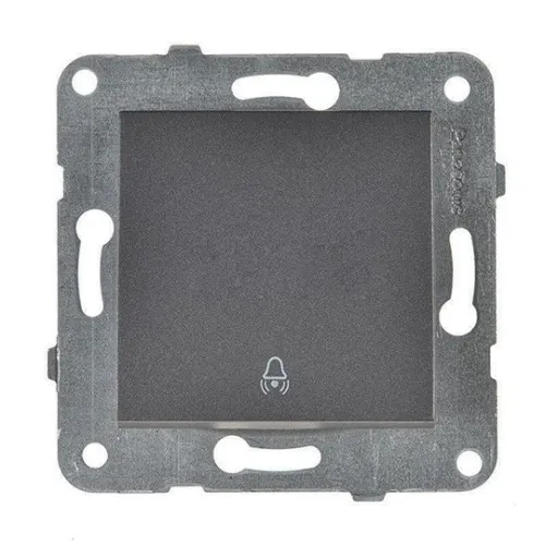 Taster zvona tamno sivi vijčani 10A 250V WKTT0019-2DG EU4 Karre Plus Panasonic