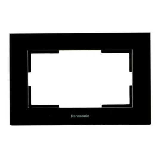 Okvir crni duple šuho priključnice WKTF0809-2BL EU4 Karre Plus Panasonic