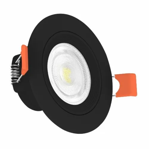 Ugradna LED lampa crna 6W 3000K 38° DL3-6W M206177