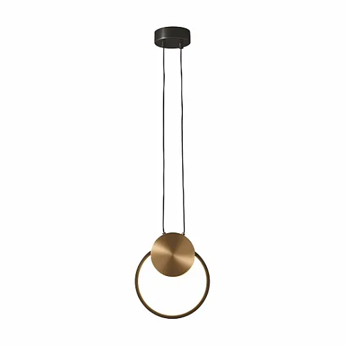 Visilica staro zlato 250mm LED crna + 9W 3000K M10911-1 BR