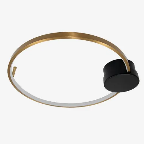 LED plafonska lampa staro zlato 600mm + crna 37W 3000K M10913-2 B