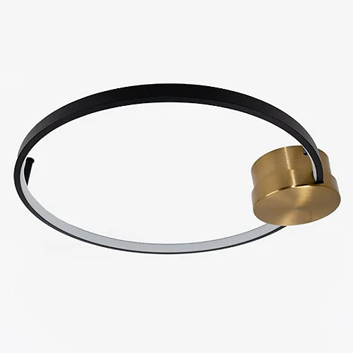 LED plafonska lampa staro zlato 600mm crna + 37W 3000K M10913-2 BR