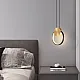 Visilica staro zlato 250mm LED crna + 9W 3000K M10911-1 BR