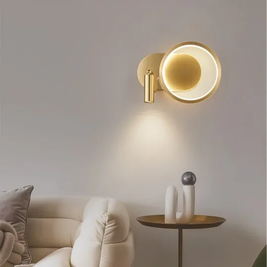 Zidna lampa staro zlato LED 7+5W 3000K M10915-1Z BR