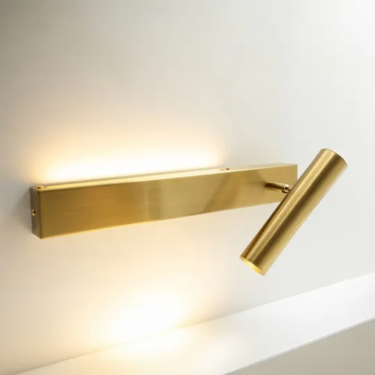 Zidna lampa staro zlato LED 4+5W 3000K M10924-1Z BR