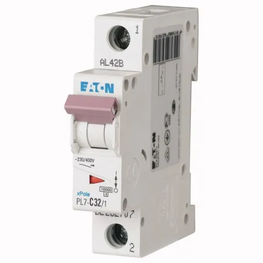 Automatski osigurač 32A C 10kA PL7-C32/1 262707 Eaton