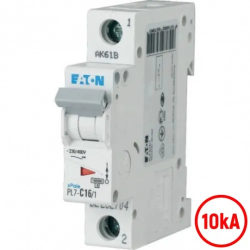 Automatski osigurač 16A B 10kA PL7-B16/1 262676 Eaton