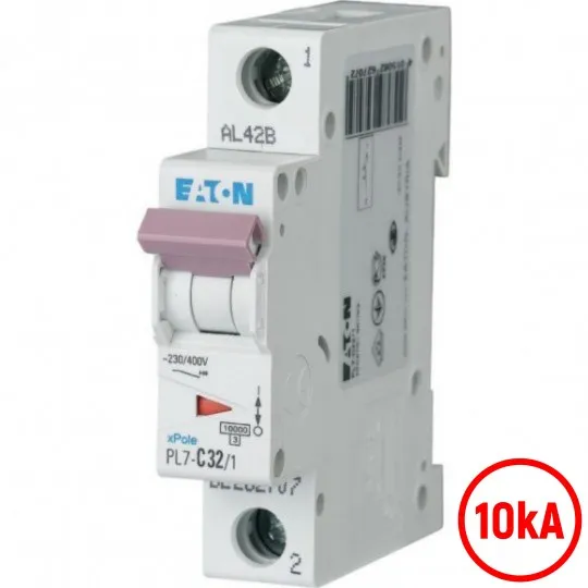 Automatski osigurač 32A B 10kA PL7-B32/1 262679 Eaton