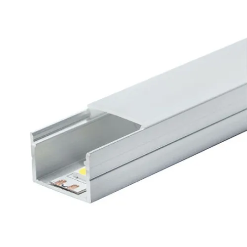 Aluminijumski profil za LED trake MA616-Slim nadgradni 11x19.3x2000mm set sa difuzorom