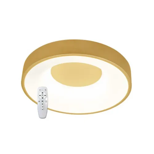 LED plafonjera zlatna 2x18W 180~260V 3CCT 3000/4000/6500K SMD sa daljinskim 2.4G M205462