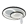 LED plafonjera crna 2x20W 180~260V 3CCT 3000/4000/6500K SMD sa daljinskim 2.4G M205469