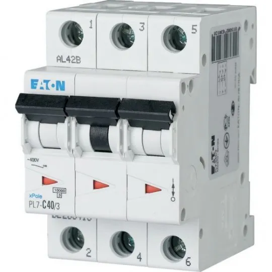 Automatski osigurač 40A C 10kA PL7-C40/3 263413 Eaton