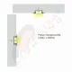 Aluminijumski profil za LED trake crni ugradno-nadgradni set sa crnim difuzorom 7x24.7x2000mm M508-CC