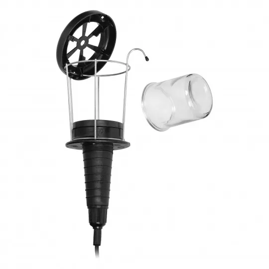 Štek-radna lampa crna E27 IP20 WL-11 Virone