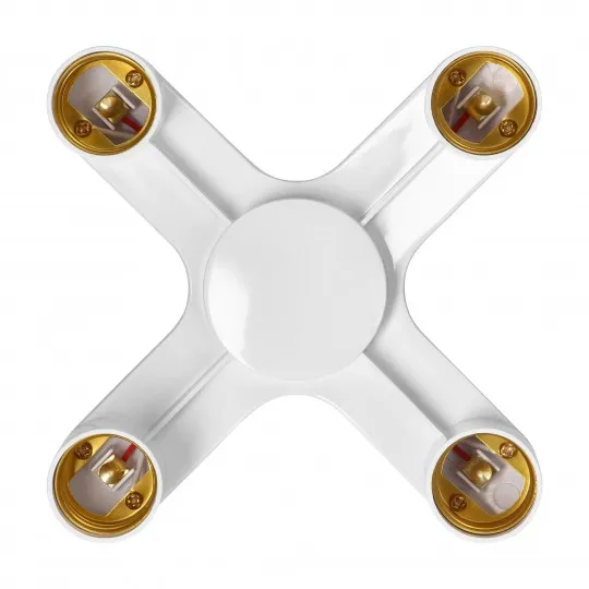 Grlo beli sijalično adapter 4xE27 LH/E27/4XE27-19 Virone