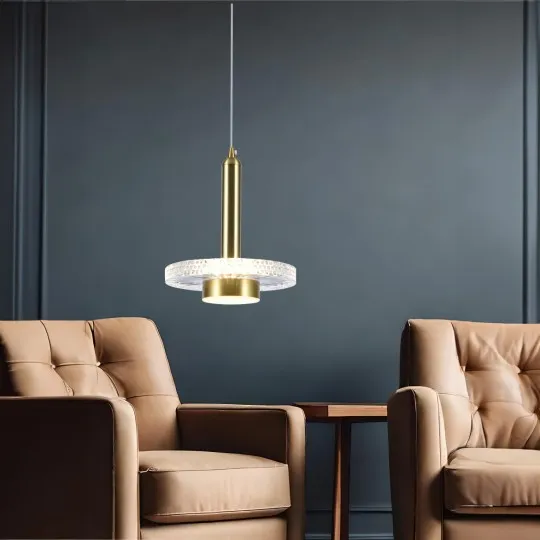 Visilica zlatna 180mm LED 6W 3000K M10921-1 GD