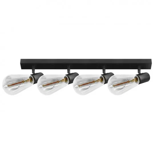 Spot lampa crna 4xE27 max.60W RIO SP4 AD-OP-6432BE27 Adviti