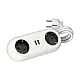 Priključnica bela OR-AE-13133(GS)/W prenosna dvostruka za sto sa 2xUSB punjačem 1,4m kabla 3x1,5mm2 Orno