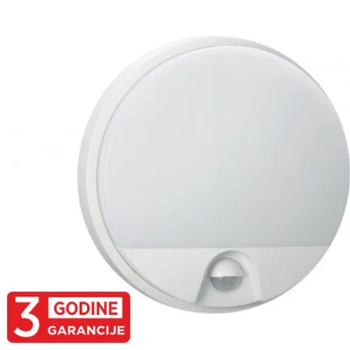LED plafonska lampa bela 15W 6000K IP54 fi210x40mm sa IR senzorom pokreta 3Y M272-73B-S