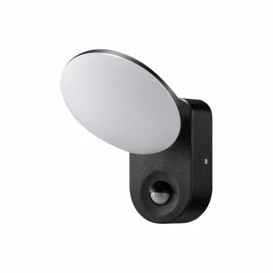 Zidna lampa crna 15W 6000K IP65 LED sa IR senzorom pokreta 3Y M272-ST94-S