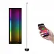 Podna lampa crna LED 12W RGB H1450mm sa daljinskim i adapterom 12V 1A IR+BT+APP smart M21004-BT