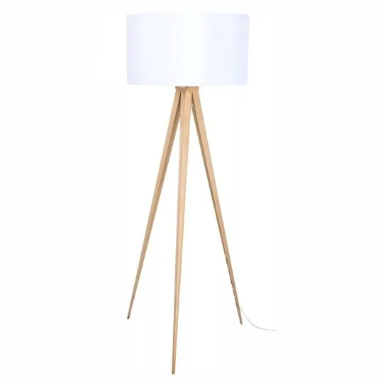 Podna lampa bela BEŽ- 1xE27 M39-W