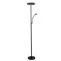 Podna lampa crna LED 27W+7W LED CCT 3000-6000K sa TOUCH dimerom 2200+500lm M71-C
