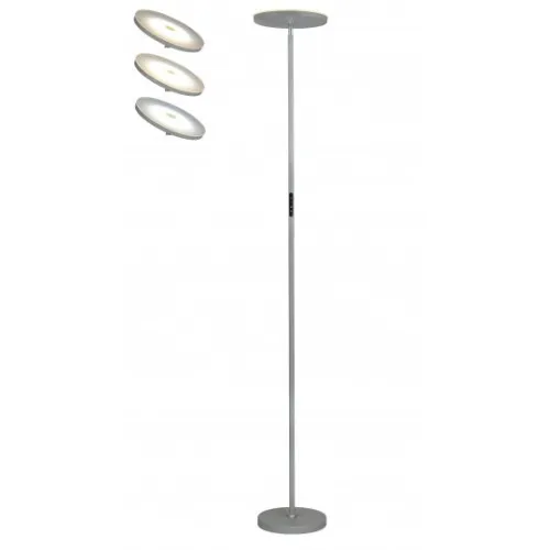 Podna lampa siva LED 30W LED CCT 3000-6000K sa TOUCH dimerom 2550lm M72-S