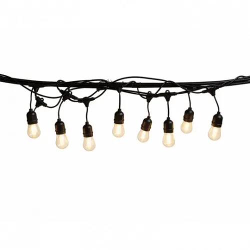 Set sijalica za dvorište crna 10+1x1W 3000K IP44 10,7m E27 LED 80lm MG-10/11m/3000 Mitea Lighting