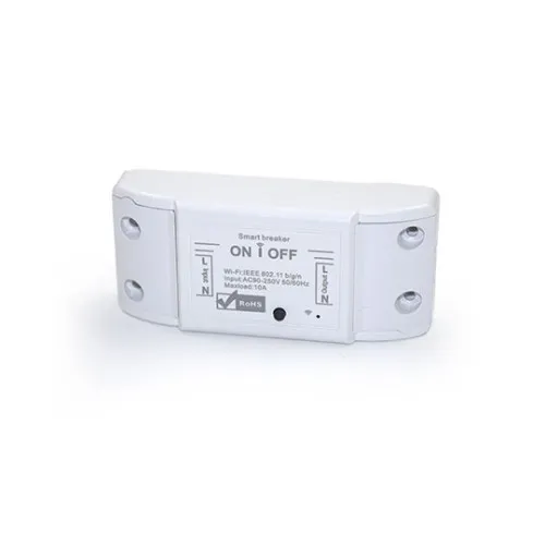Prekidač beli pametni Wi‑Fi smart breaker 10A 2.4GHZ MS-B101