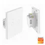 Prekidač beli TOUCH pametni Wi‑Fi smart breaker 10A 2.4GHZ MS-701-2-W Mitea Smart