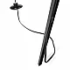 Podna lampa crno-bela 1xE27 M39-C