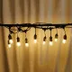Set sijalica za dvorište crna 10+1x1W 3000K IP44 10,7m E27 LED 80lm MG-10/11m/3000 Mitea Lighting
