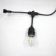 Set sijalica za dvorište crna 10+1x1W 3000K IP44 10,7m E27 LED 80lm MG-10/11m/3000 Mitea Lighting