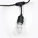 Set sijalica za dvorište crna 10+1x1W RGB IP44 10,7m E27 LED sa daljinskim MG-10/11m/RGB